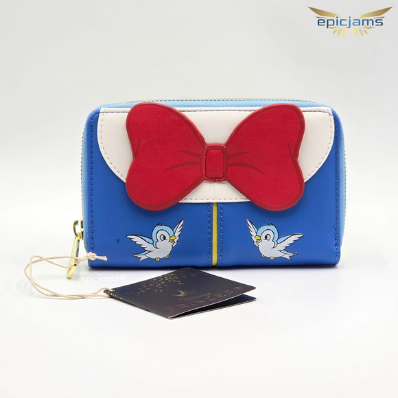 Loungefly Disney Snow White 85th Anniversary Cosplay Mini Backpack & Wallet Set - Picture 9 of 9